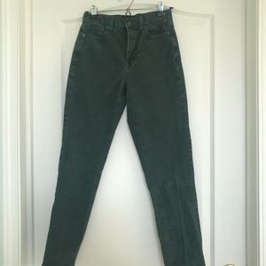 American Eagle Green Corduroy Pants